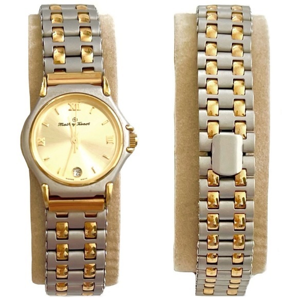 Mathey Tissot Vintage Two-Tone Swiss Watch! - Picture 1 of 6